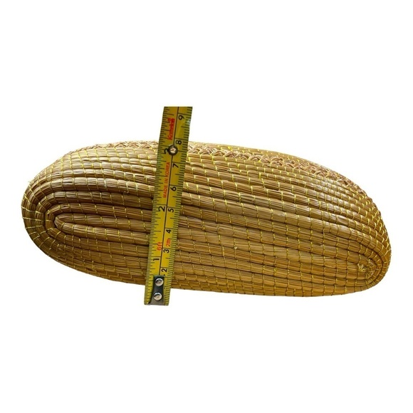 Vitória Golden Grass handmade bag from Brazil - Picture 11 of 12